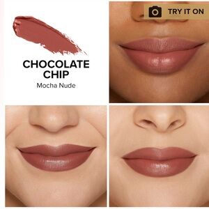 Chocolate Chip too faced Cocoa Bold Lipstick EM-Power Cream Lipstick